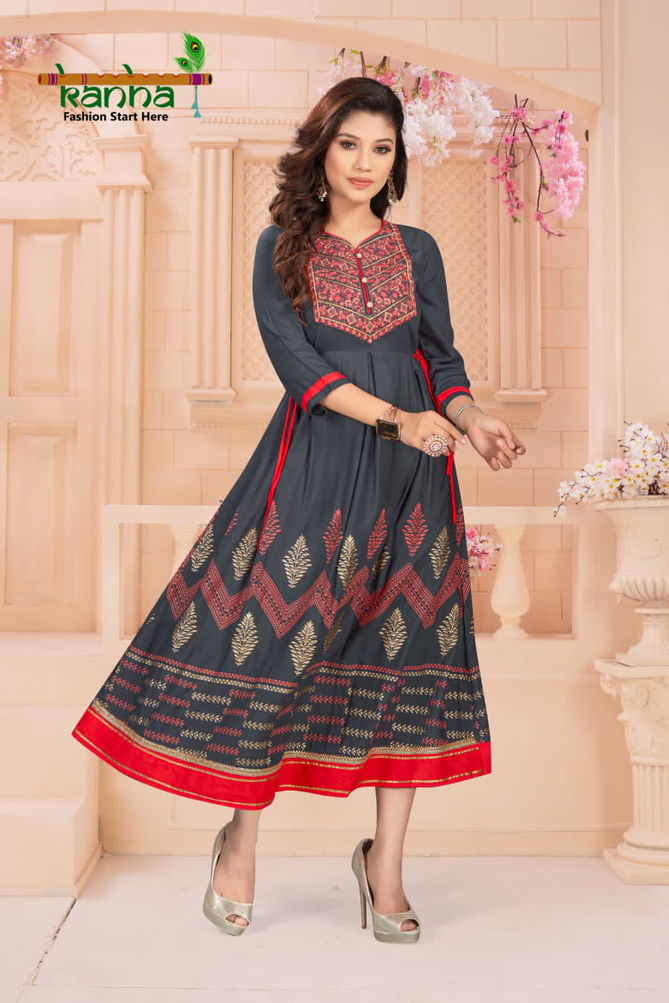 Kanha Kamyabi Designer Fancy Wear Wholesale Anarkali Kurtis
